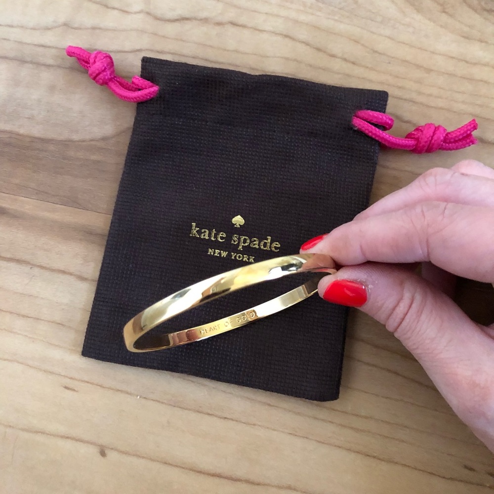 Kate Spade ‘Heart of Gold’ bangle 12K